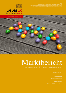 Marktbericht Eier und Geflügel, 15. Ausgabe 2015
