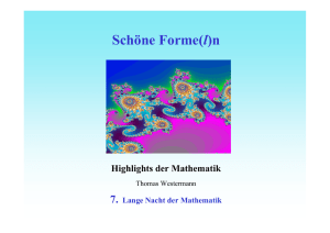 Highlights der Mathematik