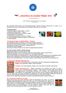 WidderNews ab Frühlingsbeginn 2016 als PDF