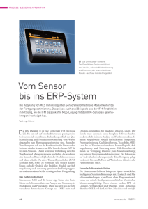 Vom Sensor bis ins ERP-System