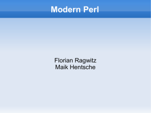 Modern Perl - Chemnitzer Linux-Tage