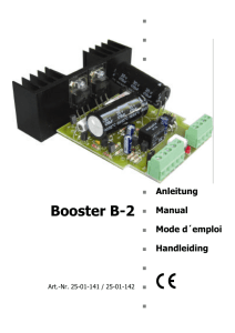 Booster B-2 - Tams Elektronik