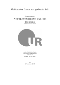 Neutronensterne - Uni Regensburg/Physik