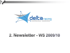2. Newsletter Wintersemester 2009 November