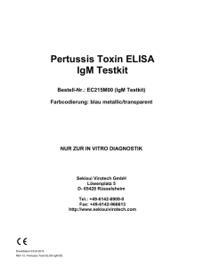 Pertussis Toxin ELISA IgM Testkit