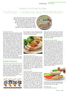 Hummus - Sprenger Fine Foods AG