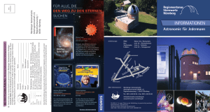 INFORMATIONEN - Nürnberger Astronomische Arbeitsgemeinschaft