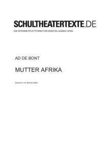MUTTER AFRIKA - Schultheatertexte