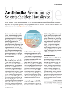 Antibiotika-Verordnung: So entscheiden Hausärzte