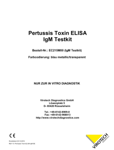 Pertussis Toxin ELISA IgM Testkit