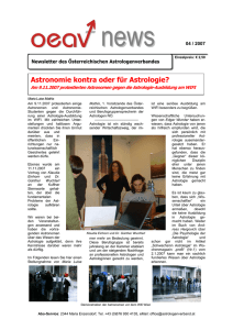 Newsletter Nr. 04 2007 - Österreichischer Astrologenverband