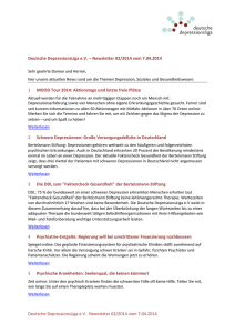 DDL Newsletter 2014 2 - Deutsche DepressionsLiga eV