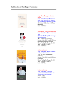 Publikationen über Papst Franziskus