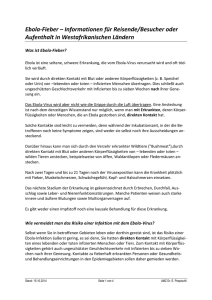 Ebola-Fieber - Österreichische Gesellschaft für Arbeitsmedizin