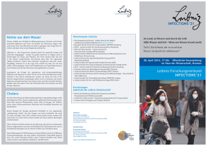 Flyer zum - Leibniz-Forschungsverbund INFECTIONS´21