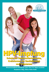 HPV-Impfung HPV-Impfung