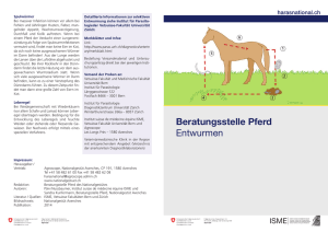 Entwurmen - Horses.ch