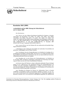 Resolution - AG Friedensforschung