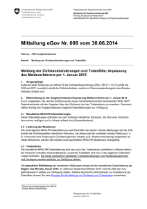Mitteilung eGov Nr. 008 vom 30.06.2014