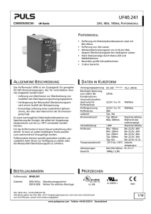 UF40.241 - PULS Power Supply