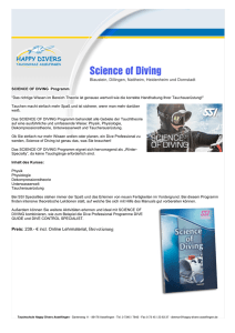 Science of Diving - Happy Divers Asselfingen
