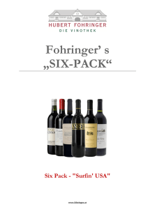 Fohringer` s „SIX-PACK“