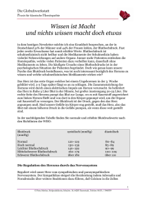 Bluthochdruck (Mai 2012) - Heilpraktiker Darmstadt.Praxis für