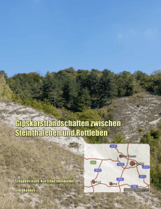 Gipskarstlandschaften zwischen Steinthaleben und Rottleben