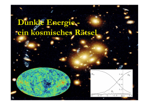 Dunkle Energie - ein kosmisches Rätsel