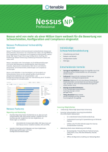 Nessus wird von mehr als einer Million Usern weltweit für