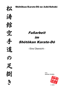Ashi-Sabaki - Shotokan Karate Fulda