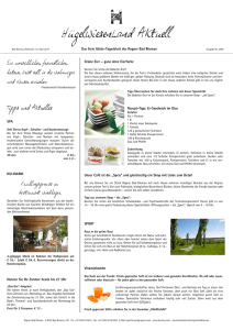 Das freie Gäste-Tagesblatt des Rogner Bad Blumau Grüne Eier