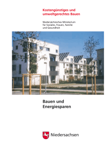 Bauen und Energiesparen Niedersachsen