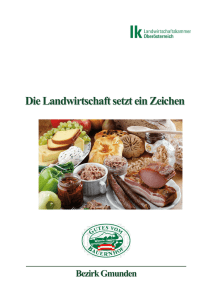 Broschüre Gmunden - Gutes vom Bauernhof
