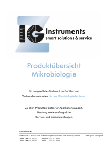 Mikrobiologie - IGZ Instruments