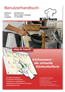 Küchenmoni Programmbeschreibung