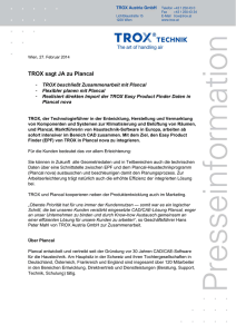 Presseinfo - TROX Austria GmbH