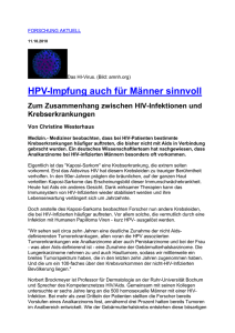 als PDF - Kompetenznetz HIV/AIDS