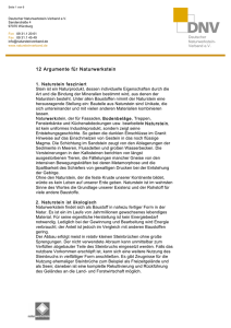 Presse-12- Argumente-Naturstein - Deutsche Naturwerkstein