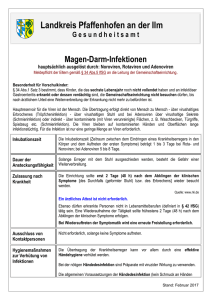 Magen-Darm-Infektionen - Landkreis Pfaffenhofen