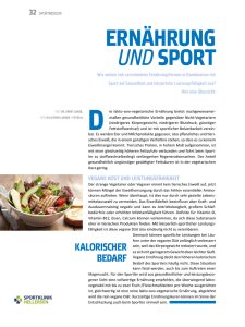 ernährung und sport - Sportklinik Hellersen