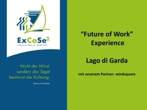“Future of Work” Experience Lago di Garda