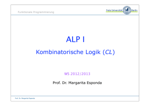 Kombinatorische Logik (CL)