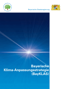 Bayerische Klima-Anpassungsstrategie (BayKLAS)