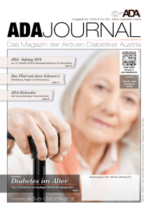 Diabetes im Alter - Aktive Diabetiker Austria