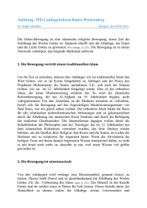 Anhörung SPD-Landtagsfraktion Baden