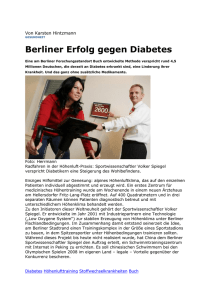 Berliner Erfolg gegen Diabetes