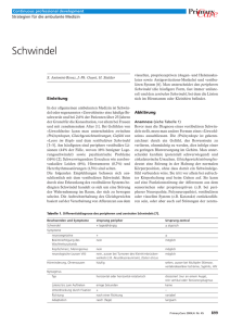 Schwindel - Primary and Hospital Care