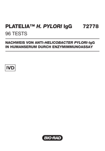 PLATELIA™ H. PYLORI IgG 72778 - Bio-Rad