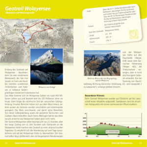 Geotrail Wolayersee - Geopark Karnische Alpen